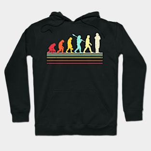 Vintage Harmonica Evolution Harmonica Player Hoodie